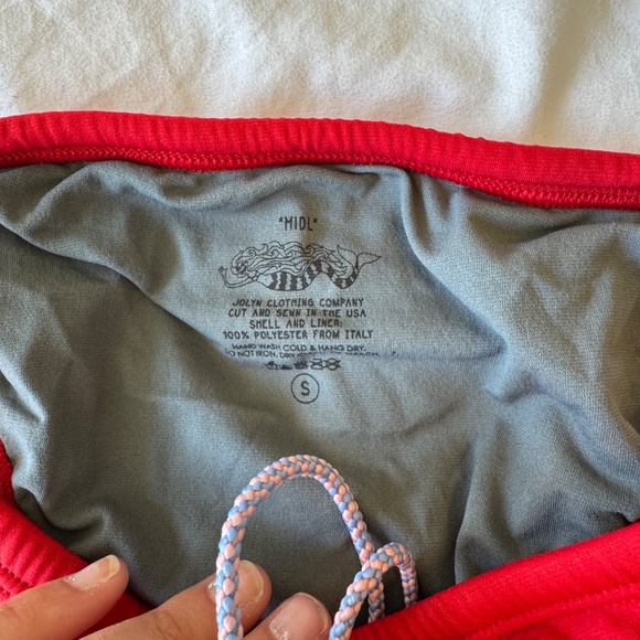 Jolyn Clothing Bold Red Bikini Bottom - Picture 2 of 4